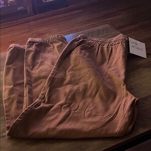 Women's Tan Joggers